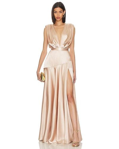 Bronx and Banco X Revolve Romi Gown - Natural