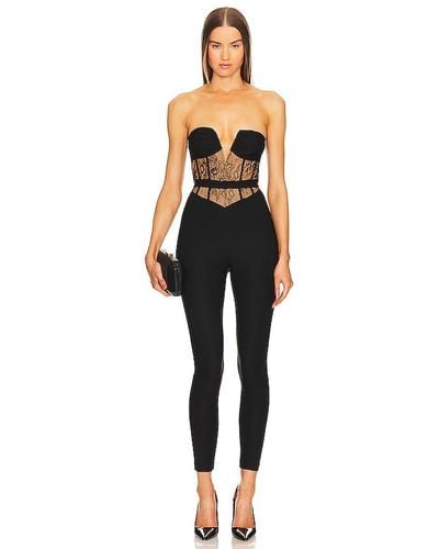 Michael Costello X Revolve Billie Jumpsuit - Black