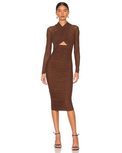 Bardot Aliyah Dress - Brown