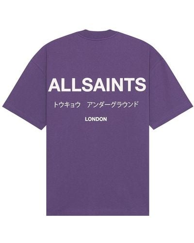 AllSaints Tシャツ - パープル