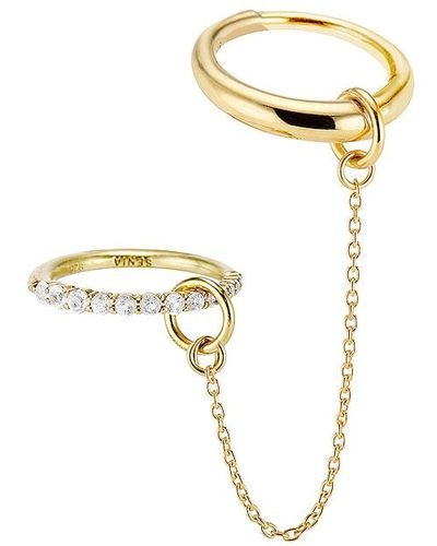 SENIA After Party Chain Rings - Metallic