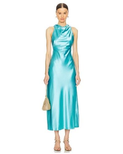 Acler Cadell Midi Dress - Blue