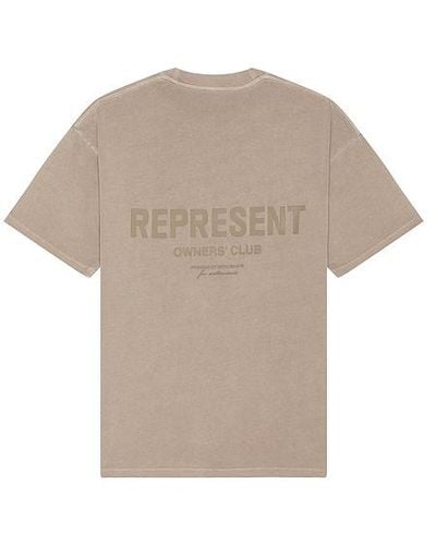 Represent Owners Club T-shirt - Natural
