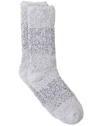 Barefoot Dreams Cozychic Ombre Socks - Grey