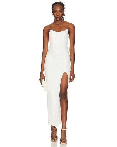 superdown Ryleigh Strapless Maxi Dress - White