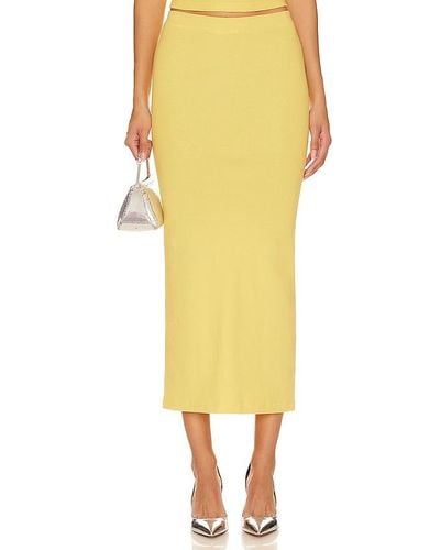 MOTHER OF ALL Antonia Skirt - Yellow