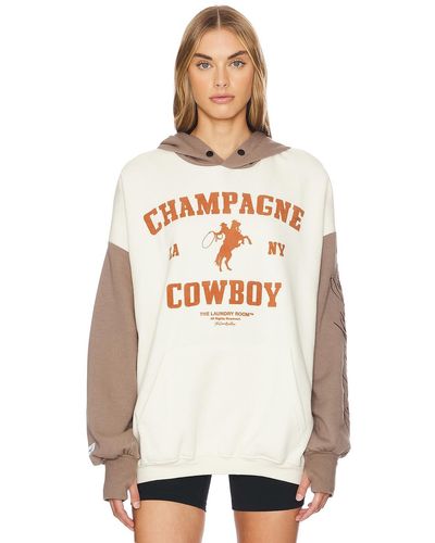 The Laundry Room Champagne Cowboy Hideout Hoodie - ホワイト