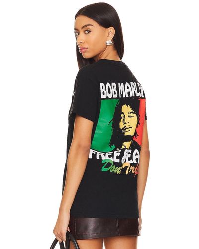 Free & Easy Bob Marley Natty Dread Tシャツ - ブラック