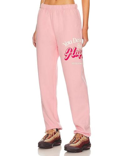 The Mayfair Group You Deserve It Sweatpants - Pink