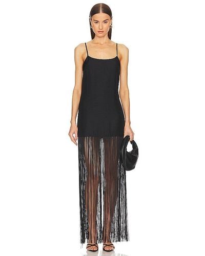 Simon Miller Zodiac Fringe Gown - Black