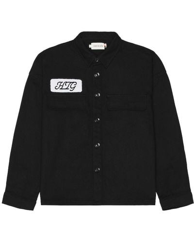 Honor The Gift Long Sleeve Work Shirt - ブラック