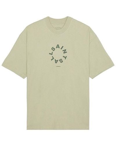 AllSaints Camiseta tierra - Verde