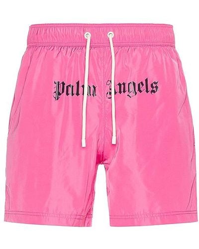 Palm Angels Classic Logo Swimshorts - Pink