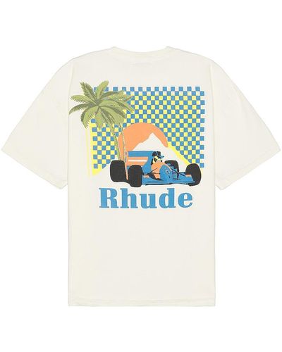 Rhude Moonlight Tropics Tシャツ - ホワイト