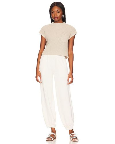 Free People ENSEMBLE PULL FREYA - Blanc