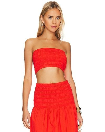 Rails TOP CROPPED SELMA - Rouge