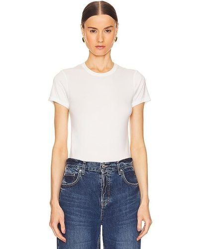 Rag & Bone Luca Baby Tee - White