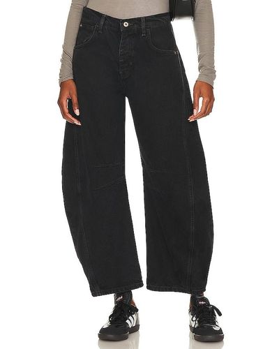 Free People JEAN TAILLE MOYENNE LUCKY YOU - Noir