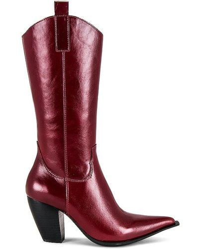 Jeffrey Campbell Reckon Boots - Red