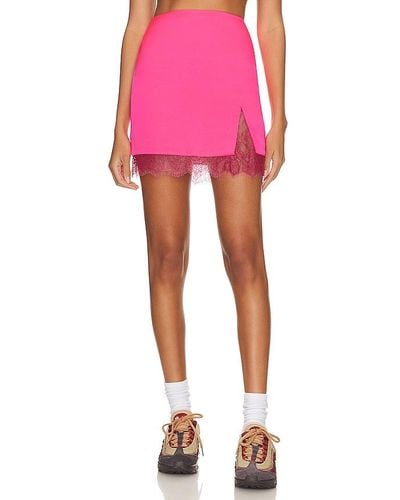 Nbd Rowyn Mini Skirt - Pink