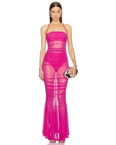 Michael Costello X Revolve Clea Gown - Pink