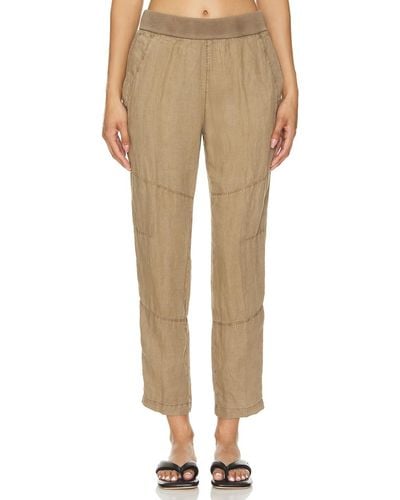 James Perse Patched Pull On Pant - ナチュラル