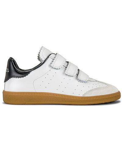 Isabel Marant Beth Leather Low-top Sneakers - White