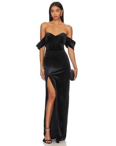 Amanda Uprichard X Revolve Falcon Gown - Black