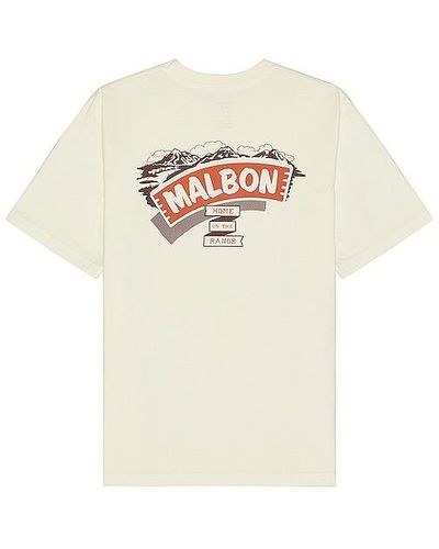 Malbon Golf Ponderosa Short Sleeve Tee - White