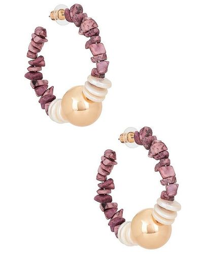 DANNIJO BOUCLES D'OREILLES SAKORA - Rose