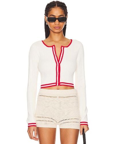 Solid & Striped The Fleur Cardigan - White