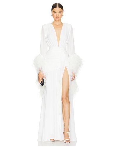 Bronx and Banco Geisha Blanc Maxi Dress - White