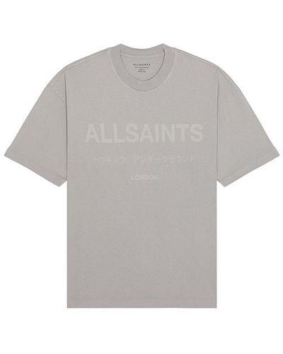 AllSaints Camiseta laser - Blanco