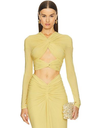 Ronny Kobo Bebe Top - Yellow