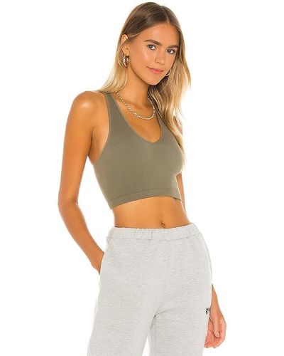 Free People X Fp Movement Free Throw Crop Top - Green