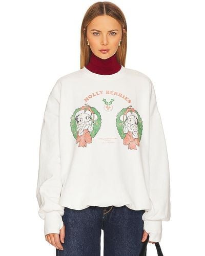 The Laundry Room Holly Berries Jump Sweater - White