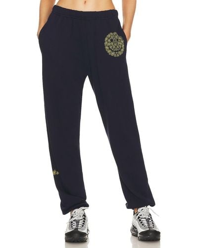 Blue Track pants and sweatpants for Women