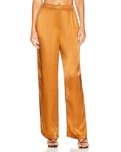 Monrow Pantalones silky - Naranja