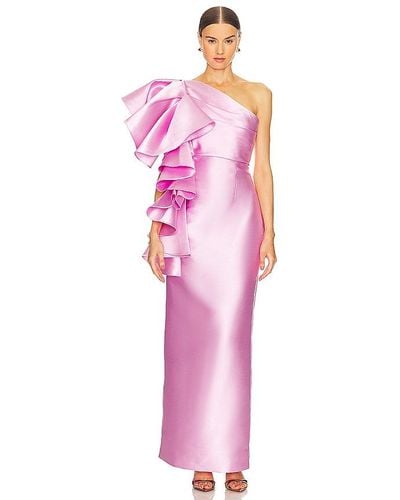 Solace London Barney Maxi Dress - Pink