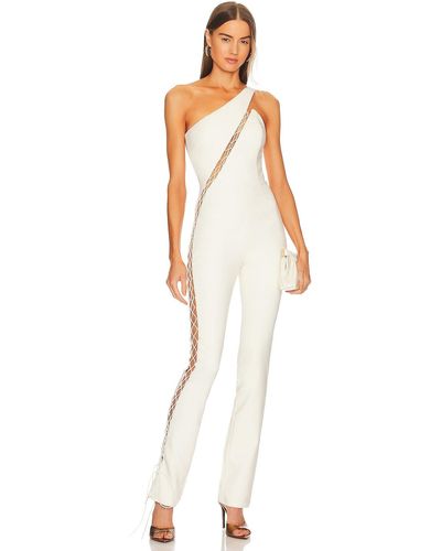 White Michael Costello Jumpsuits and rompers for Women | Lyst