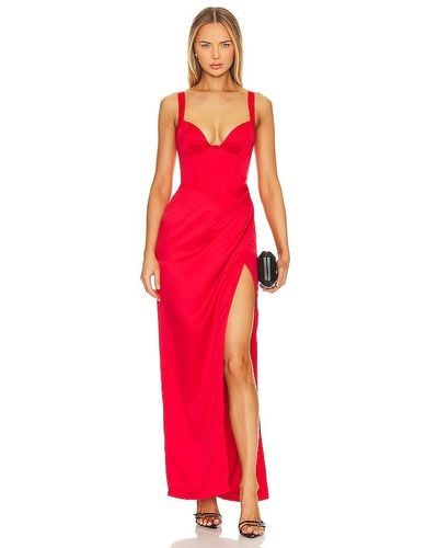 Nbd Elodie Maxi Dress - Red