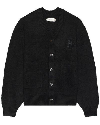 Honor The Gift Stamped Patch Cardigan - Black
