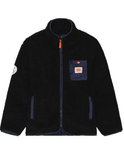 Malbon Golf Powell Sherpa Jacket - Black