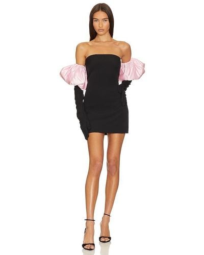 Miscreants Cupid Dress With Gloves & Puffs - Black