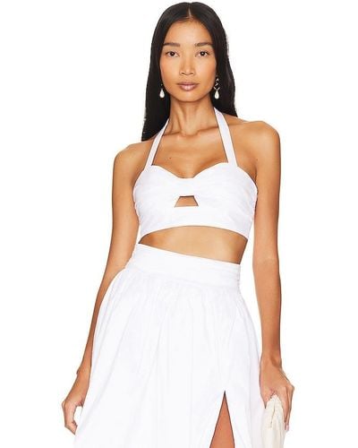 Lovers + Friends Lucille Bra Top - White