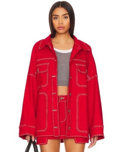 BY.DYLN X Revolve Cooper Jacket - Red