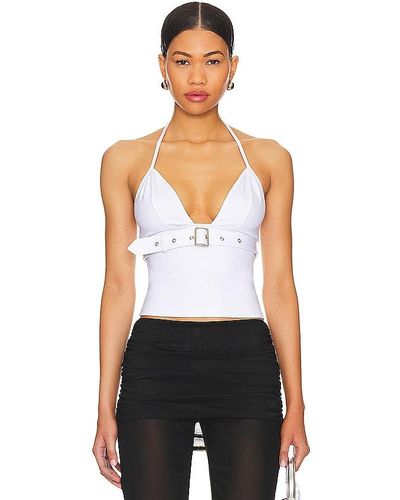 superdown Carmena halter top - Blanco