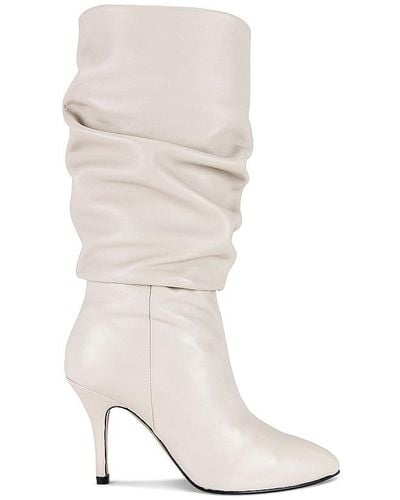 Toral Knee High Slouch Boot - White