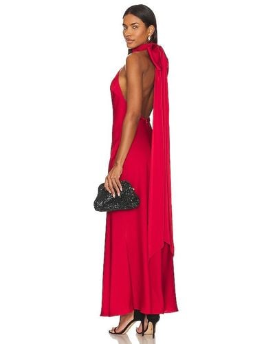 Misha Collection X Revolve Evianna Gown - Red
