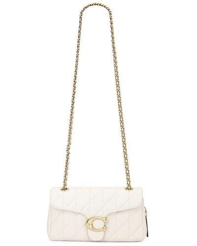 COACH Quilted Tabby Shoulder Bag - Natural